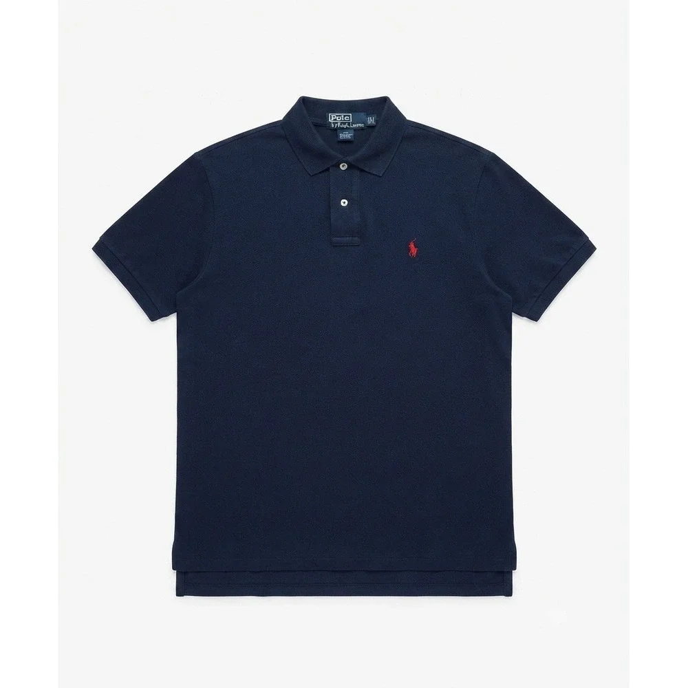 Polo by Ralph Lauren Mens Black Short Sleeve Cotton Polo Shirt XL